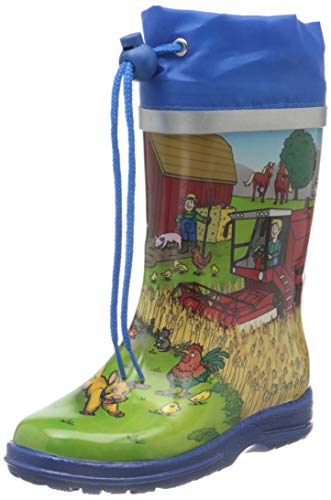 Beck Jungen Boerderij Gummistiefel, Mehrfarbig, 26 EU von Beck