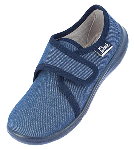 Beck Jungen Basic 550 Hausschuh, Blau, 32 EU von Beck