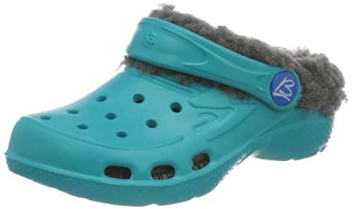 Beck Unisex Kinder Clogs warm Flacher Slipper, Türkis, 23 EU Beck Unisex Kinder Clogs warm Flacher Slipper, Türkis, 23 EU von Beck