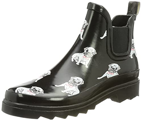 Beck Damen Möpse Gummistiefel, Schwarz, 40 EU Beck Damen Möpse Gummistiefel, Schwarz, 40 EU von Beck