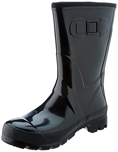 Beck Damen Mode Warm Gummistiefel, Schwarz, 37 EU von Beck