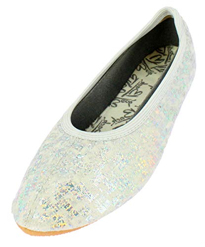 Beck Mädchen Glamour Gymnastikschuhe, Silber, 42 EU von Beck