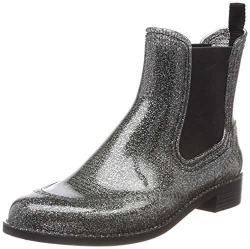 Beck Damen Glitter Gummistiefel, Silber, 37 EU von Beck