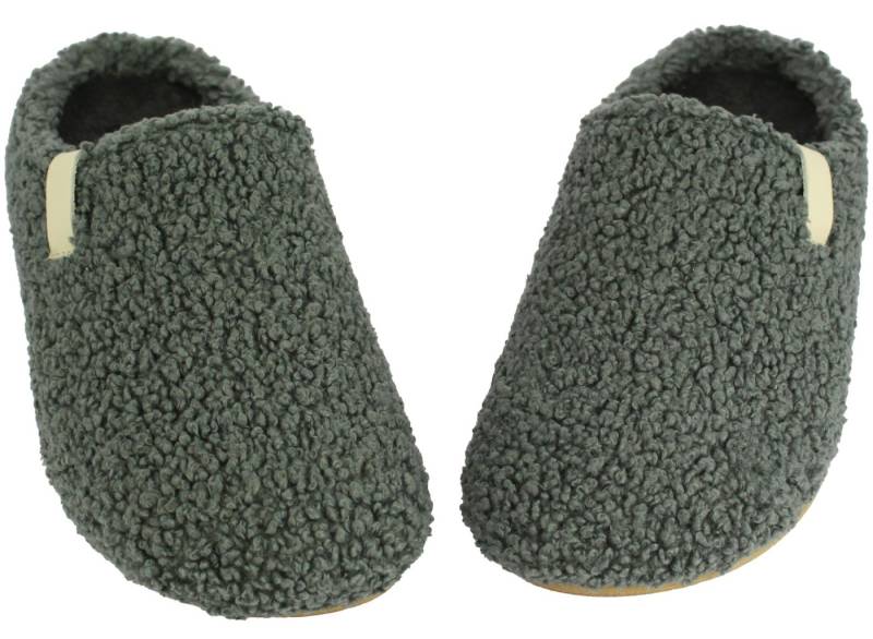 Beck Damen Pantoffel Jule im Teddy-Look Hausschuh von Beck