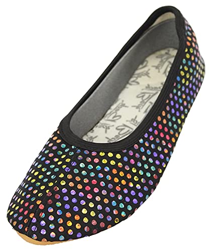 Beck Mädchen Dot Multi Gymnastikschuhe, Schwarz, 40 EU von Beck