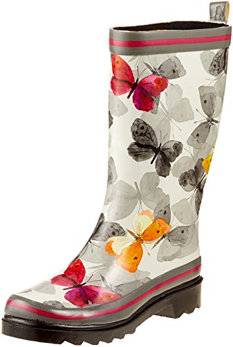 Beck Damen Schmetterlinge Gummistiefel, Mehrfarbig, 39 EU von Beck