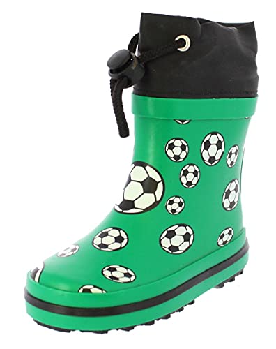 Beck Jungen Fußball Gummistiefel, Grün, 25 EU von Beck