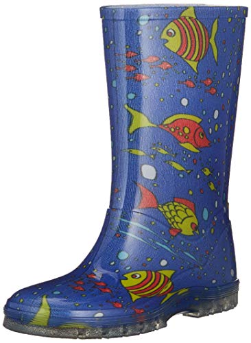 Beck Jungen Fische Gummistiefel, Blau, 20 EU von Beck