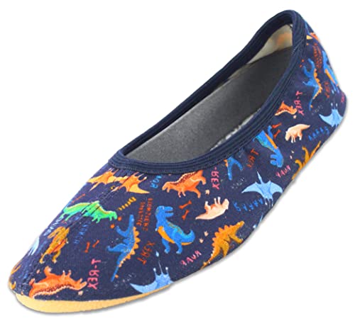 Beck Jungen Dinosaurier Slipper, Dunkelblau, 27 EU von Beck