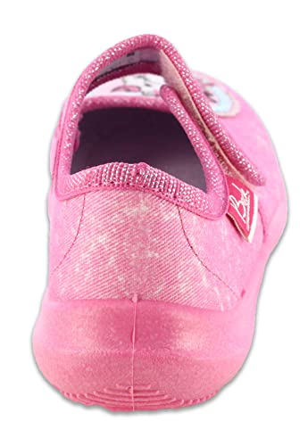 Beck Mädchen Fantasy World Hausschuhe, Pink, 27 EU von Beck