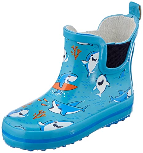 Beck Jungen Little Sharks Gummistiefel, Blau, 28 EU von Beck