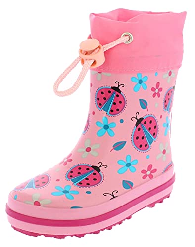 Beck Mädchen Lucky Beetle Gummistiefel, Pink, 22 EU von Beck