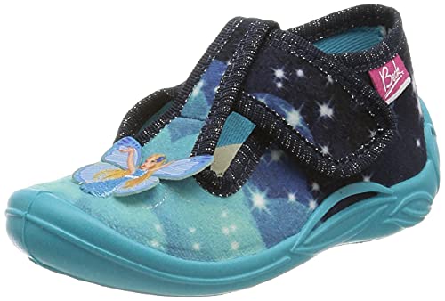 Beck M dchen Magic World Hausschuh, Blau, 21 EU von Beck