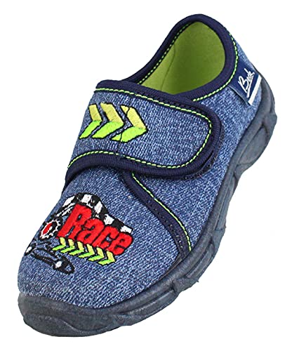 Beck Jungen Race Hausschuhe" 26 EU Blau von Beck