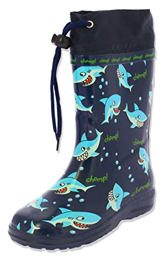 Beck Jungen Sharks Gummistiefel, Blau, 21 EU von Beck