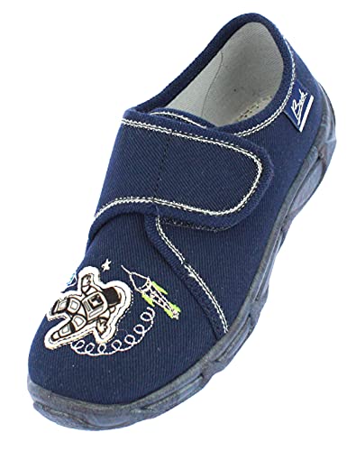 Beck Jungen Spaceman Hausschuh, Blau, 28 EU von Beck