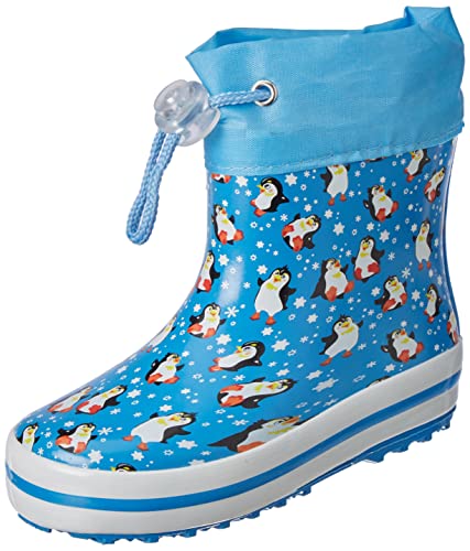 Beck Unisex Kinder pinguïns Gummistiefel, Blau, 27 EU von Beck