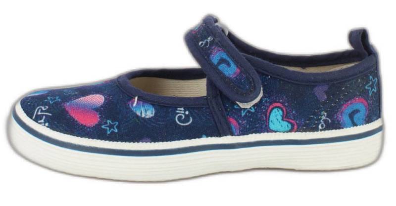 Beck Leichter Leinenschuh Girls Hausschuh (hübsche, leichte Sommerschuhe) Obermaterial + Futter 100% Baumwolle von Beck