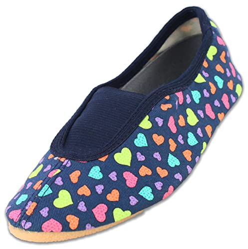Beck Mädchen Hearts, Rist Gymnastikschuhe, Dunkelblau, 24 EU Beck Mädchen Hearts, Rist Gymnastikschuhe, Dunkelblau, 24 EU von Beck