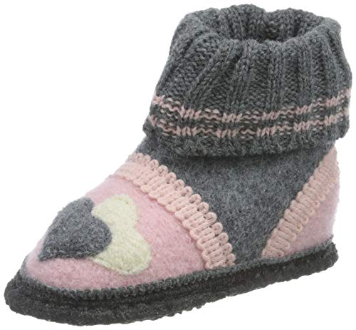 Beck M dchen Little Hearts Hausschuh, Pink, 22 EU von Beck