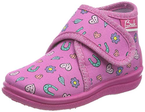 Beck Mädchen Lucky Hausschuh, Pink, 19 EU von Beck