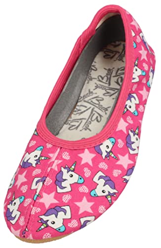 Beck M dchen Pink Horse Ballet Flat, Pink, 24 EU von Beck