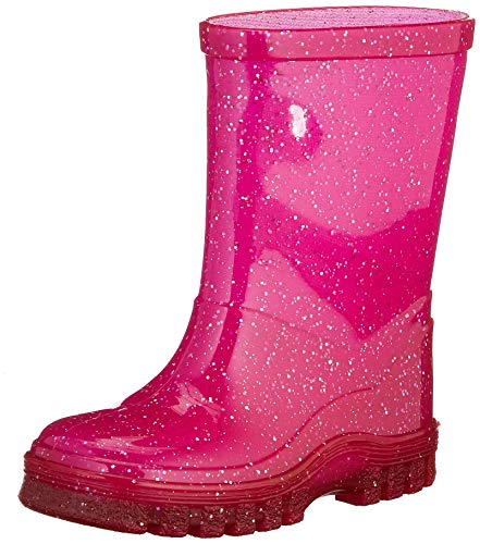 Beck Mädchen glitter Gummistiefel, Pink, 34 EU von Beck