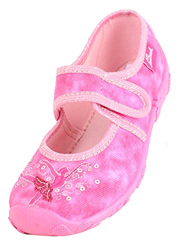 Beck Mädchen ballerina Niedrige Hausschuhe, Pink, 26 EU von Beck