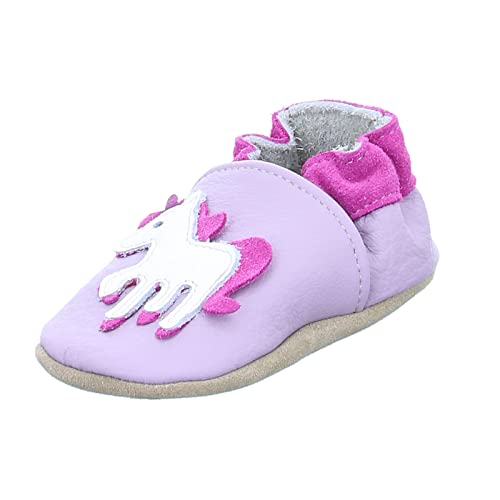 Beck Mädchen Einhorn Krabbelschuhe von Beck