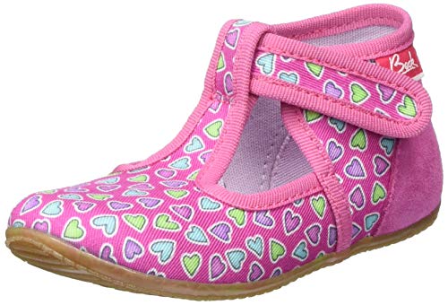 Beck Mädchen Herzchen Hohe Hausschuhe, Pink, 20 EU von Beck