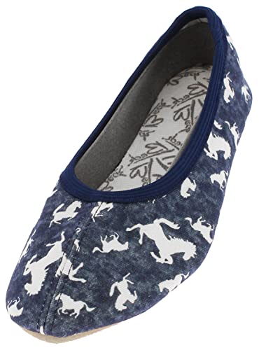 Beck Mädchen Horses Gymnastikschuhe, Blau, 24 EU von Beck