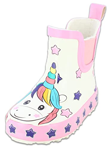 Beck Mädchen Little Unicorn Gummistiefel, Mehrfarbig, 21 EU von Beck