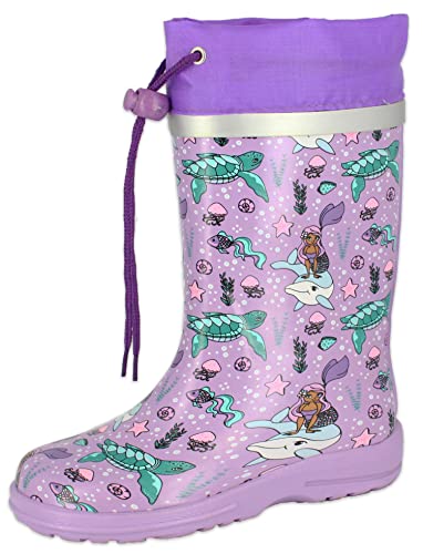 Beck Mädchen Ocean Tale Gummistiefel, Lila, 24 EU von Beck