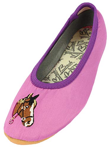 Beck Mädchen Pferd Hausschuhe von Beck