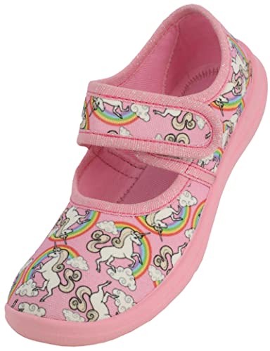 Beck Mädchen Rainbow Niedrige Hausschuhe, Pink, 29 EU von Beck