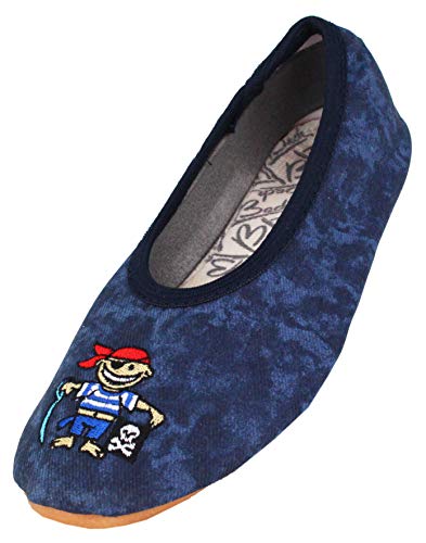 Beck Jungen Pirat Gymnastikschuhe, Blau, 24 EU von Beck