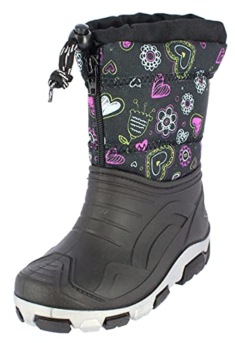 Beck Mädchen Snowy Schneestiefel, Schwarz, 26 EU von Beck