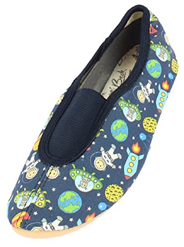 Beck Jungen Ruimte Hausschuh, Blau, 27 EU von Beck