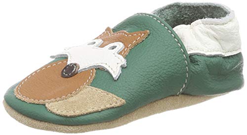 Beck Unisex Kinder vos Hausschuhe, Grün, 16 EU von Beck