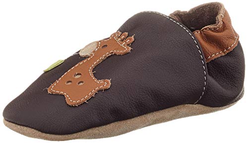 Beck Unisex Baby Giraffe Hausschuhe,Braun, 26/27 EU von Beck