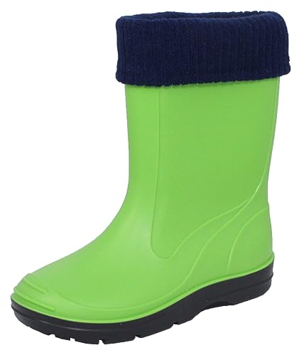 Beck Unisex Kinder Basic 860 Schlupfstiefel, Grün, 27 EU von Beck