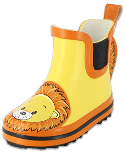 Beck Unisex Kinder Little Lion Gummistiefel, Gelb, 21 EU von Beck