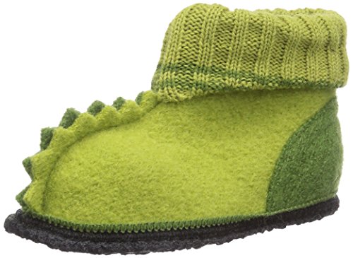 Beck Unisex Kinder Nessi Hohe Hausschuhe, Grün, 29 EU von Beck