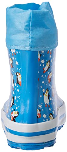 Beck Unisex Kinder Pinguine Gummistiefel, Blau, 26 EU von Beck