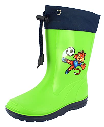 Beck Jungen Tiger Gummistiefel, Grün, 31 EU von Beck