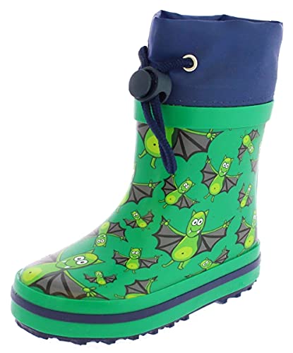 Beck Jungen Vampir Warm Gummistiefel, GrÃƒ¼n, 19 EU von Beck