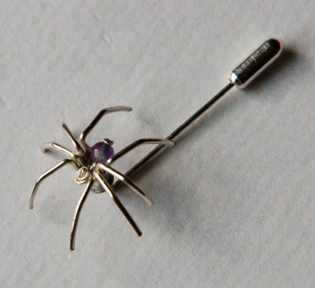 Personalisierter Kleiner Spider Stick Anstecker Für Jacke Oder Hut Personalisierter Kleiner Spider Stick Anstecker Für Jacke Oder Hut von BeckasInsects