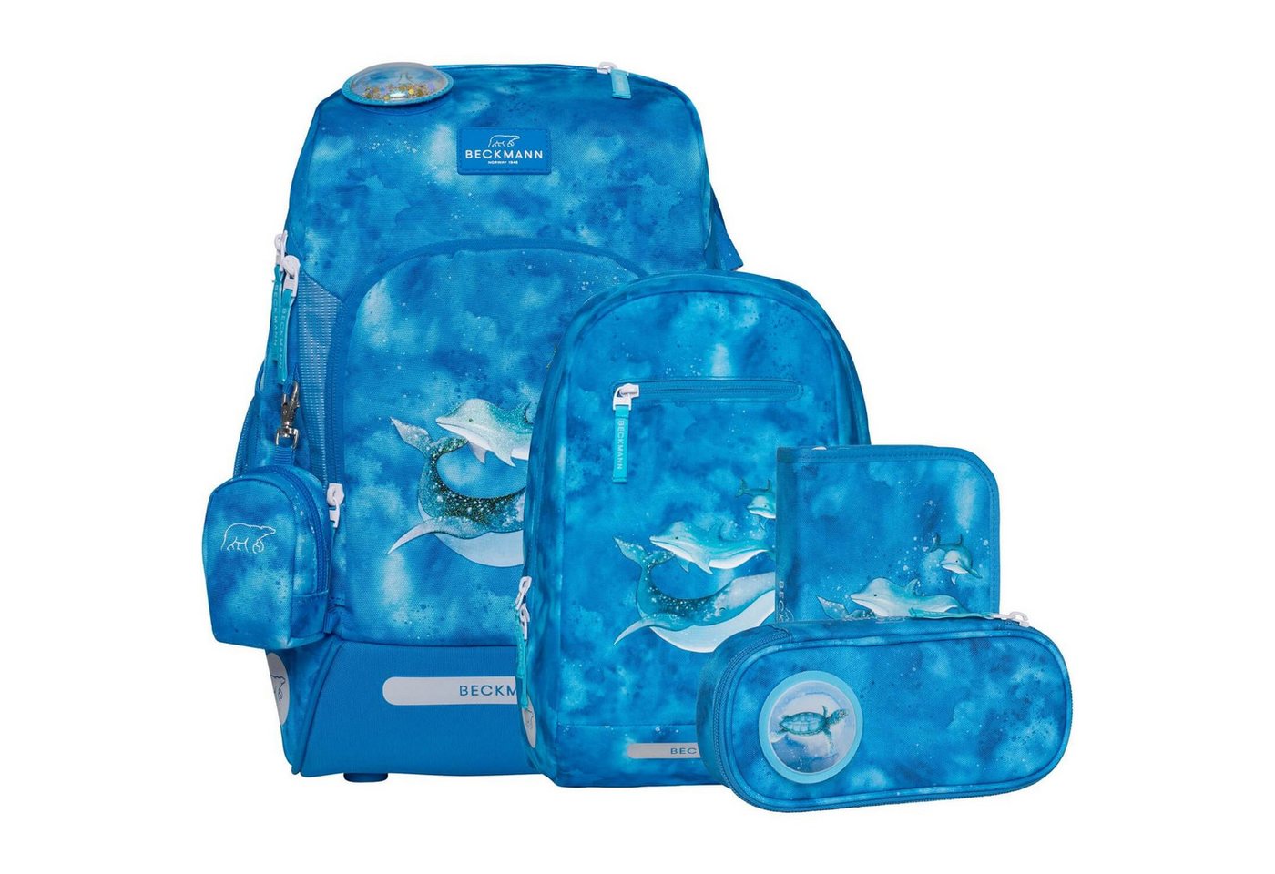 Beckmann Norway Schulranzen Active Air FLX - 6-Tlg. Set Ocean von Beckmann Norway