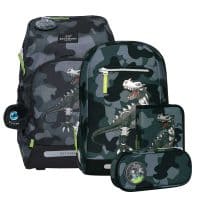 Beckmann Active Air FLX Schulrucksack-Set 6tlg Camo Rex von Beckmann