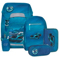 Beckmann Classic 22L Schulrucksack-Set 6tlg Racing von Beckmann